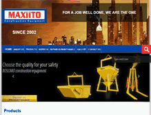Tablet Screenshot of maxiito.com